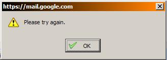 Gmail Error