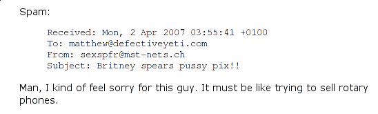 Worst Spam Evar