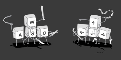 WASD vs Arrows