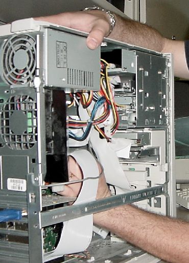 Computer Technician at Work
