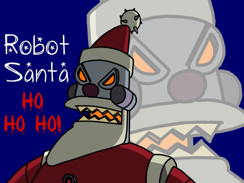 Merry X-Mas from Robot Santa