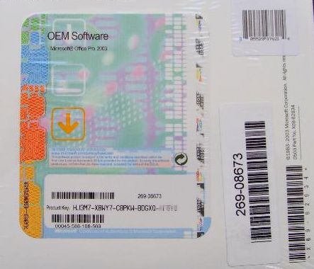 Office Product Key (Not Mine)