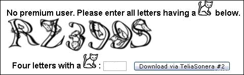 The Infamous Cat CAPTCHA