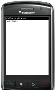 A simple hello world app is not very pretty too look at. Click to embigen.