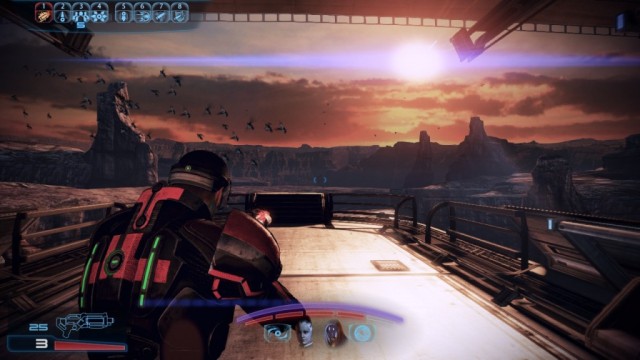 Quarian home world is actually quite pretty.