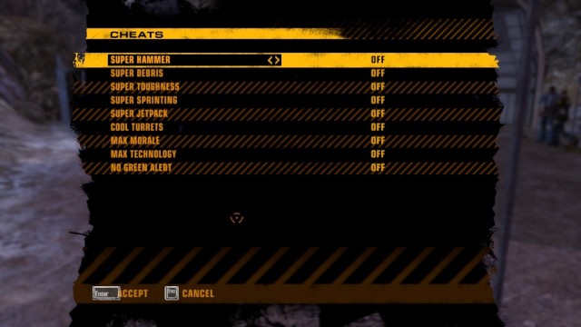 Red Faction Cheat Codes