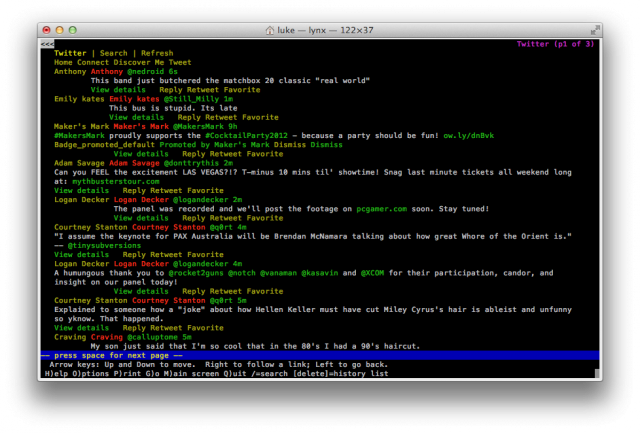 Twitter: Mobile Stream