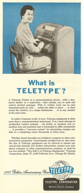 What is a teletype