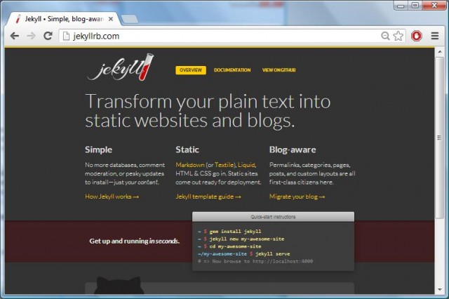 Current Jekyll Website