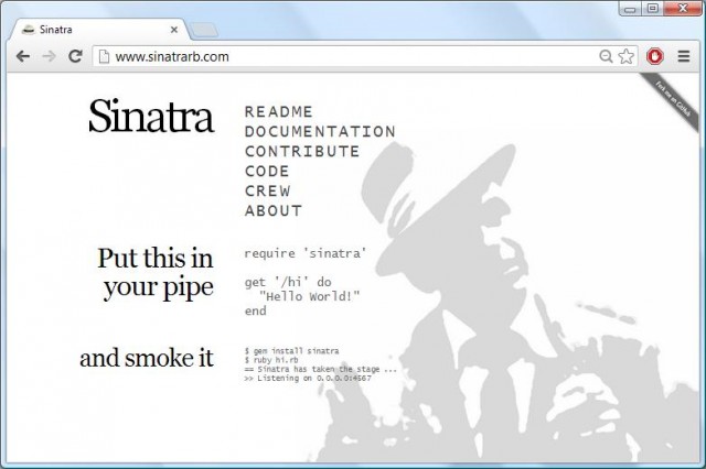 Sinatra Website