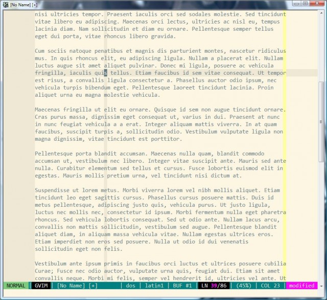 Vim in Prose Writing Mode