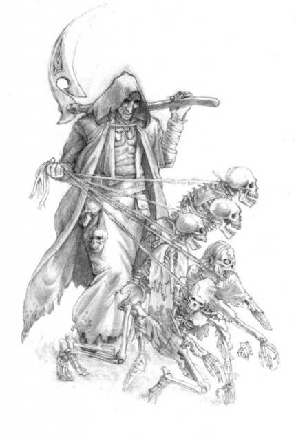 A Deathguide with his herd