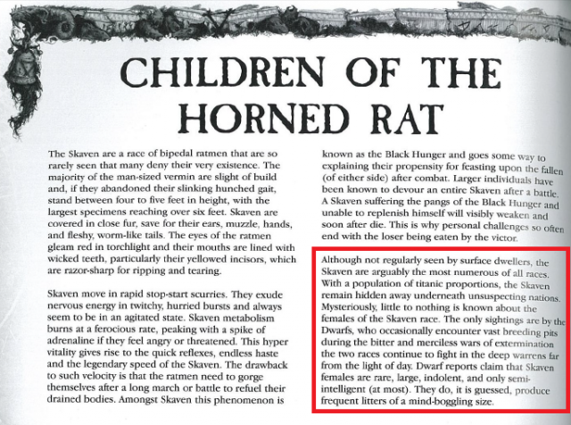 Skaven Army Book Excerpt