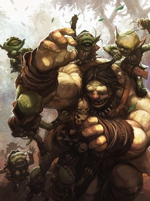 Gnoblars vs Ogre