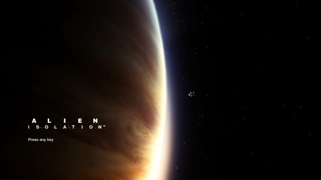 Alien Isolation title screen